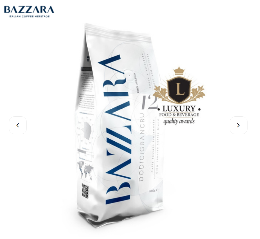 Kawa ziarnista Bazzara DODICIGRANCRU 1kg