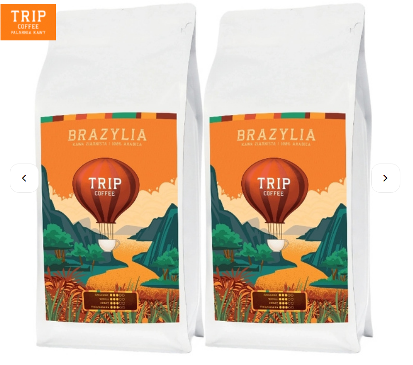 ZESTAW - Kawa ziarnista Trip Coffee Brazylia 2x1kg