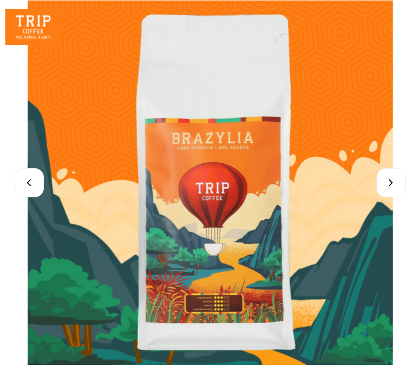 ZESTAW - Kawa ziarnista Trip Coffee Brazylia 2x1kg