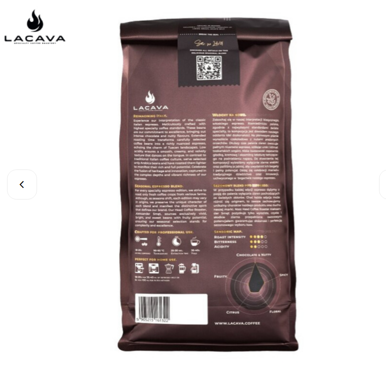 Kawa ziarnista LaCava Super Tuscan Espresso 1kg